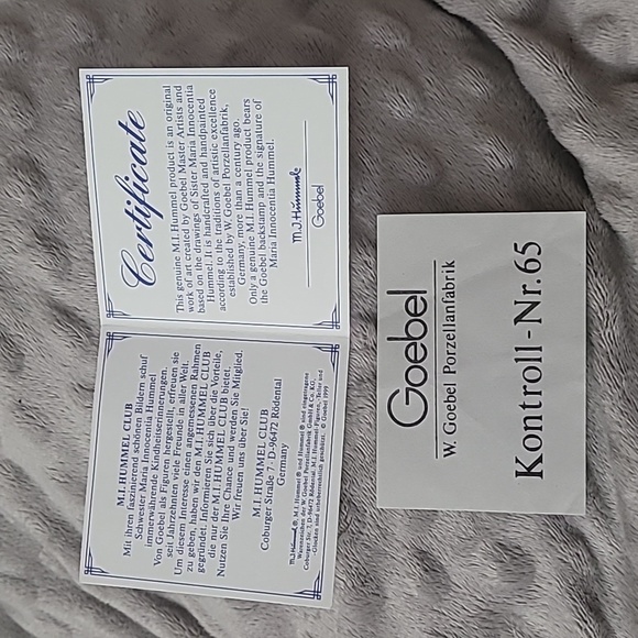 Vintage goebel Hummel artist with easel 2 piece set 304 1955 rare - Picture 3 of 17